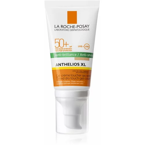 La Roche Posay Anthelios Anti-Shine Tinted Dry Touch Gel-Cream SPF50+ gel za zaščito pred soncem 50 ml za ženske
