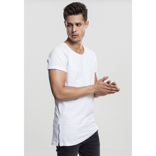 Urban Classics White T-shirt with long side zipper Cijene