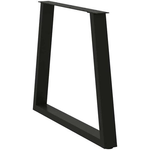 VidaXL Noge za blagovaonski stol V-oblika 2 kom crne 70x(72-73,3) cm Slike