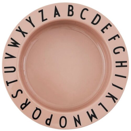 Design Letters Bež globok krožnik Eat & Learn, ø 15,5 cm Cene