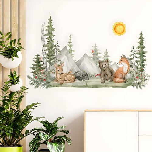 IZMAEL Naljepnica za zid / Tapeta Woodland Cijene