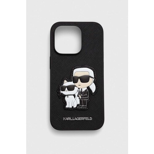 Karl Lagerfeld Etui za telefon iPhone 14 Pro 6.1" črna barva Cene