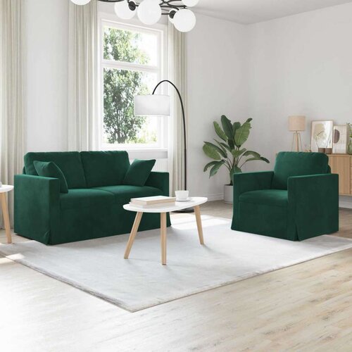 SOFA 2 pcs Tamnozelena Cijene