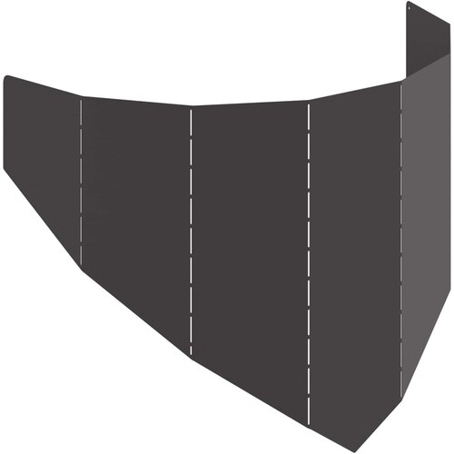  Ograda oko Travnjaka 100 x 45 cm Čelik Crna Slike