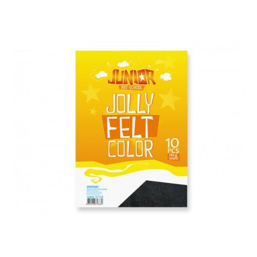 Jolly Color Felt, fini filc, crna, A4, 10K ( 135070 ) Cene