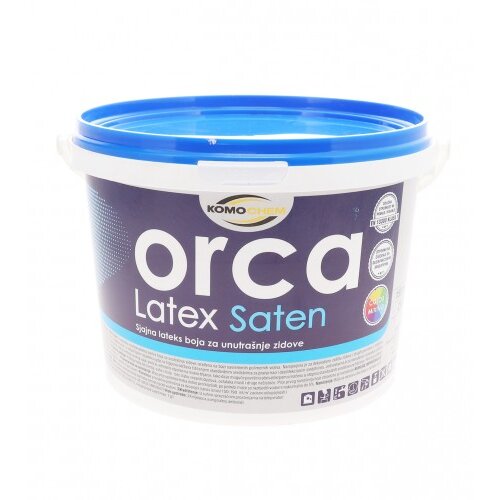 KOMOCHEM Boja za unutra&amp;scaron;nje zidove ORCA LATEX Saten 2l bijela Slike