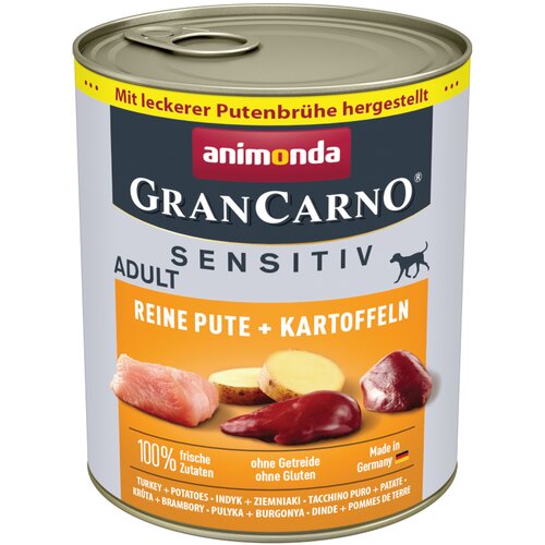 animonda GranCarno Adult Sensitive 6 x 800 g - Puretina i krumpir Cijene