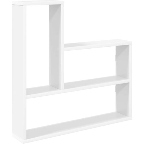 vidaXL Zidna polica Bijela 60 x 11 x 60 cm Konstruirano drvo - Bijela Cene
