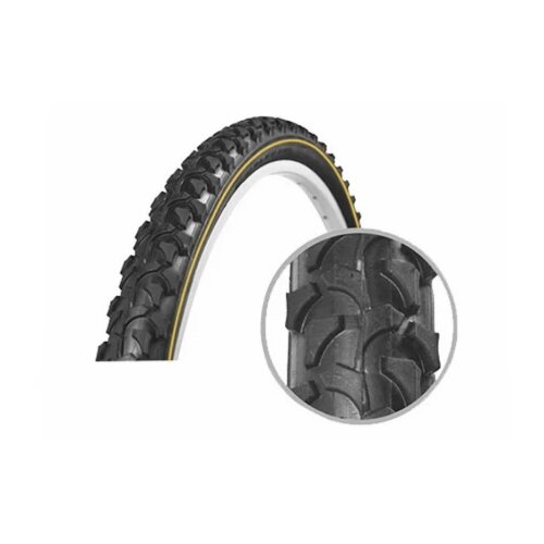 Velotyre Sp.12x2.125 (57-203) crna guma žuta linija Slike