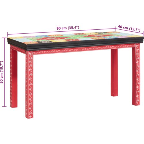 VidaXL Nesting Tables 3 komad čvrstog drva manga Slike