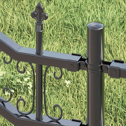  Vrtna Ograda KAMPEN 240 x 140 cm Mesh Siva Slike