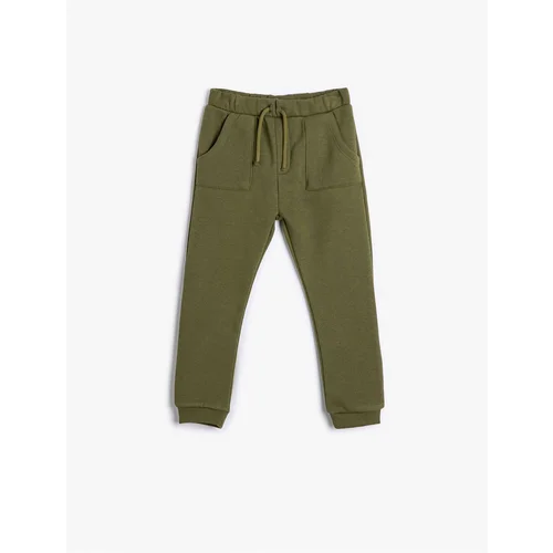 Koton Basic Jogger Sweatpants Rayon Tie Waist, Pockets Cotton.