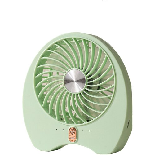 INF Prenosni ročni USB ventilator 1200mAh, tih, 4-stopenjski Green, (5000286661) Cene