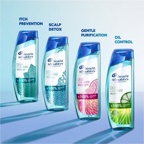 Head &amp;amp; Shoulders Deep Cleanse Scalp Detox &amp;scaron;ampon proti prhljaju 300 ml Slike