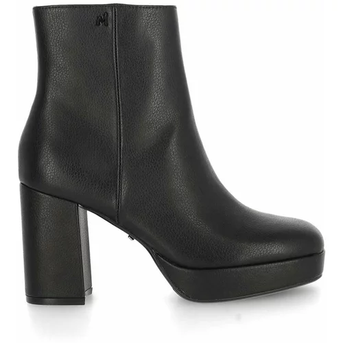 Mexx Gležnjače Ankle Boot Melody za žene, boja: crna, s debelom potpeticom, MXQL012601W