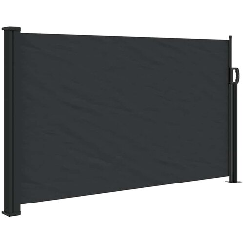  Uvlačiva bočna tenda 120 x 600 cm crna Slike