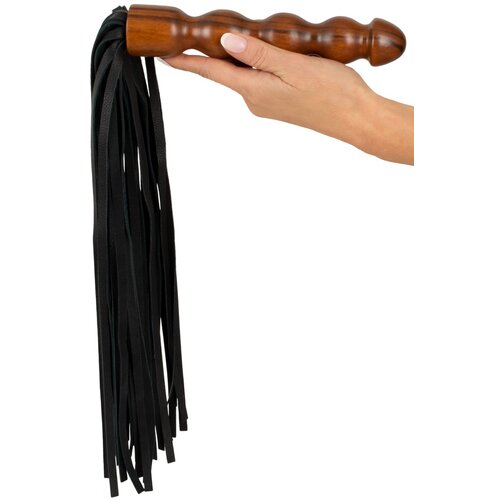 Zado Leather Flogger Wood Cene