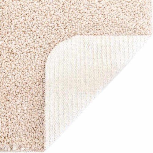  Protuklizni Shaggy Tepih Krema 200 x 200 cm PP Slike