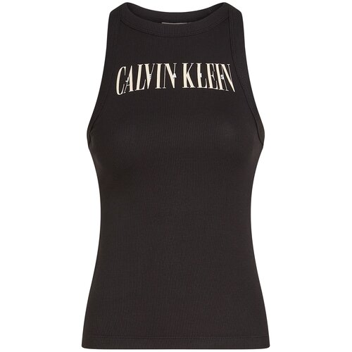 Calvin Klein Jeans Top bež / črna / bela Slike