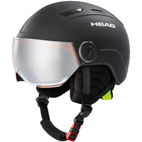 Head dečija ski kaciga Mojo Visor, Crna Slike