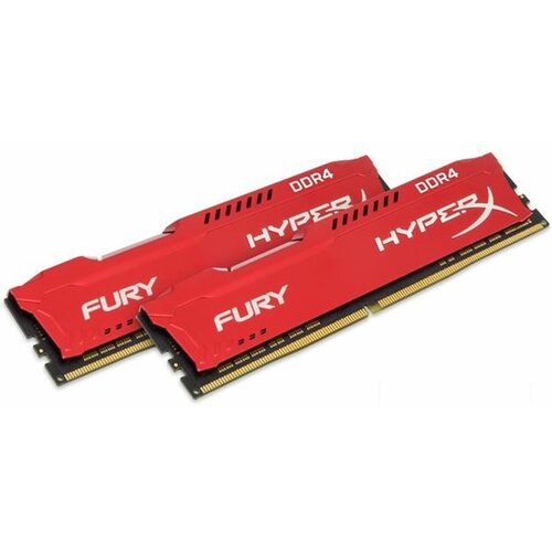 Kingston DIMM DDR4 32GB (2x16GB kit) 3200MHz HX432C18FRK2/32 HyperX Fury Red ram memorija Slike