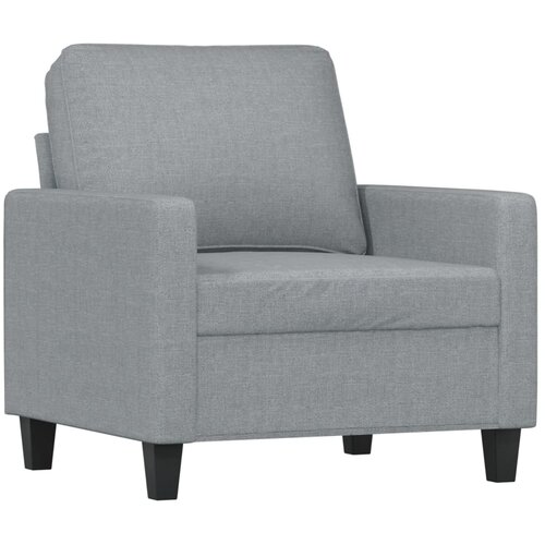  4-dijelni set sofa s jastucima svjetlosivi od tkanine Siva Slike