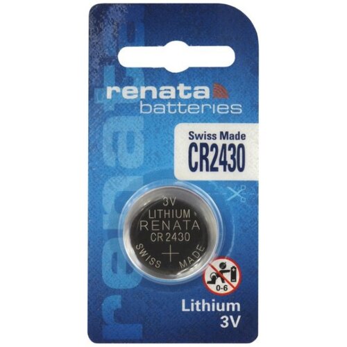 Renata Gumbna baterija CR 2430 litijeva CR2430 285 mAh 3 V\, 1 kos, (20430534) Cene