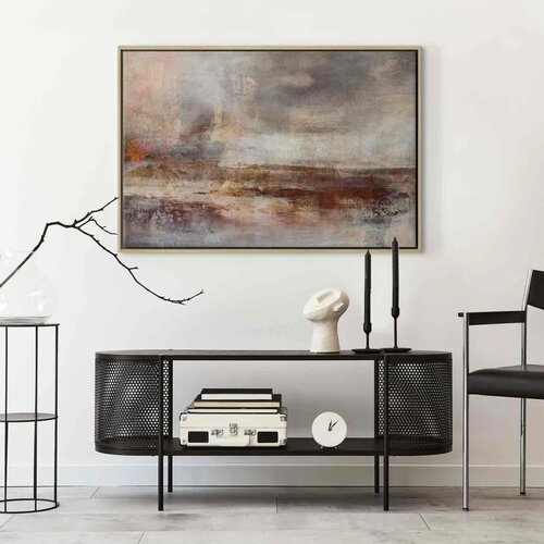  Slika - Transience (1 Part) Wide 120x80 U prirodnom drvenom okviru Slike