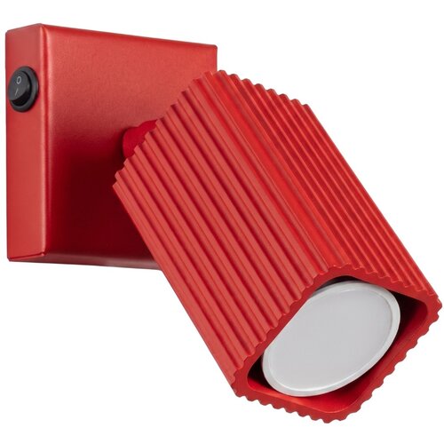 Sollux Lighting Stenska svetilka RAYO rdeča s stikalom, (5000499335) Cene