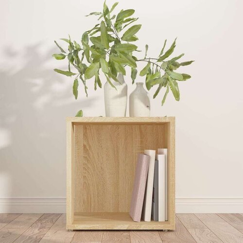 VidaXL bočni stolić boja hrasta sonome 33 x 33 x 34,5 cm od iverice Slike