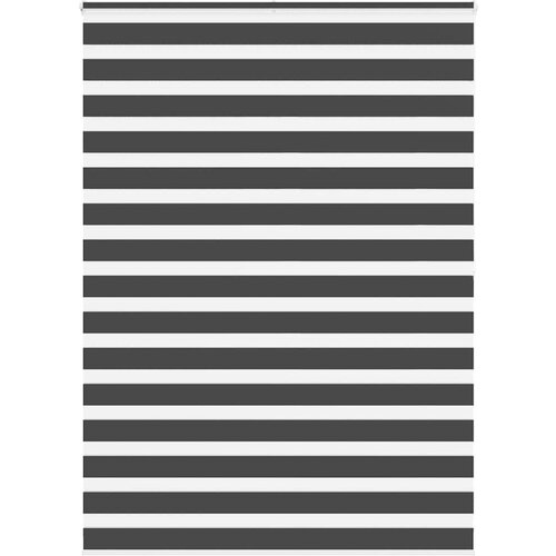 vidaXL Zavjesa zebra crna 155x200 cm širina tkanine 150,9 cm poliester Cene