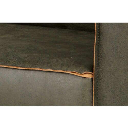 WOOOD Tamno zelena sofa od imitacije kože 277 cm Rodeo &amp;ndash; Slike