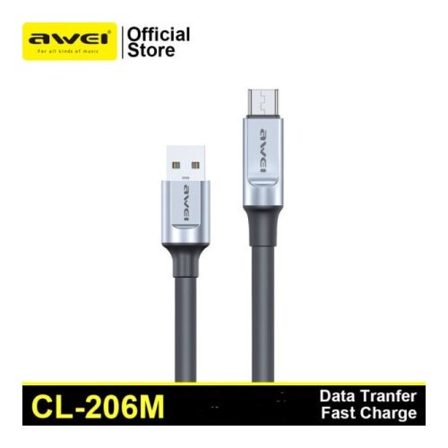 Awei cl-206m usb-a to usb-micro b 1.2m kabl ( 55961 ) Slike