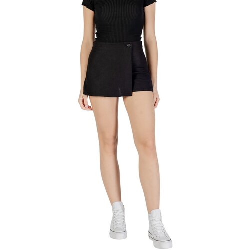 Only Kratke hlače & Bermuda ONLCARO HW LINEN BL SKORT CC PNT 15338905 Črna Cene