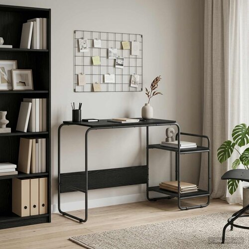  Stol s pohranom Crni hrast 131.5 x 50 x 75.5 cm Cene
