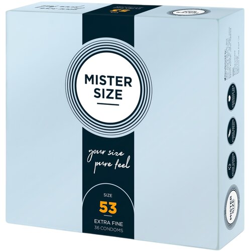 Mister Size Kondomi 53mm, 36 kom Slike