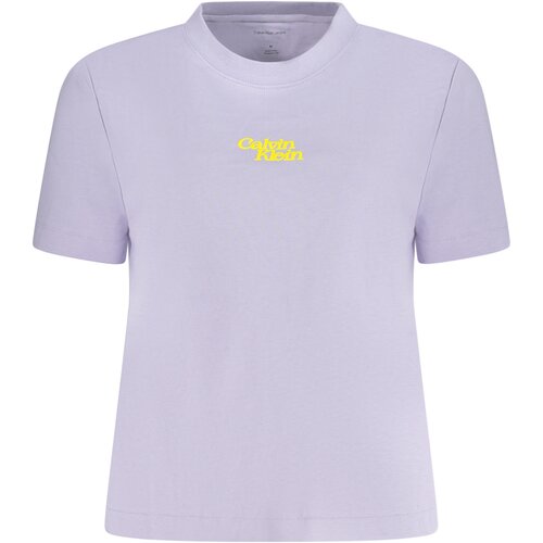 Calvin Klein WOMEN&#39;S SHORT SLEEVE T-SHIRT PURPLE Cijene