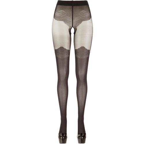 Cottelli Collection Hulahopke sa uzorkom, crne Slike