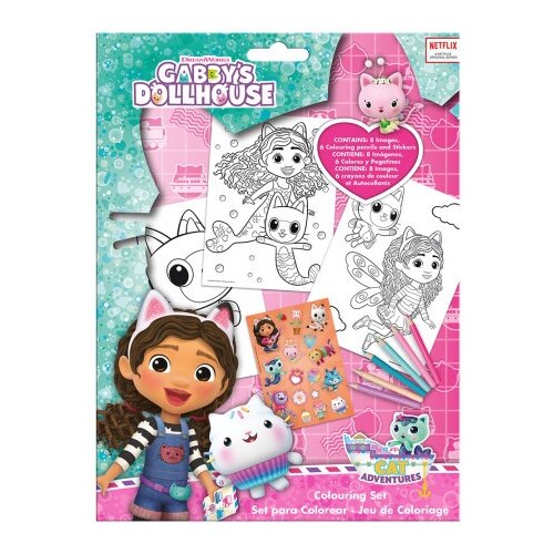 Gabbys Gabby&amp;#039;s Dollhouse set za bojenje ( 1044593 ) Slike