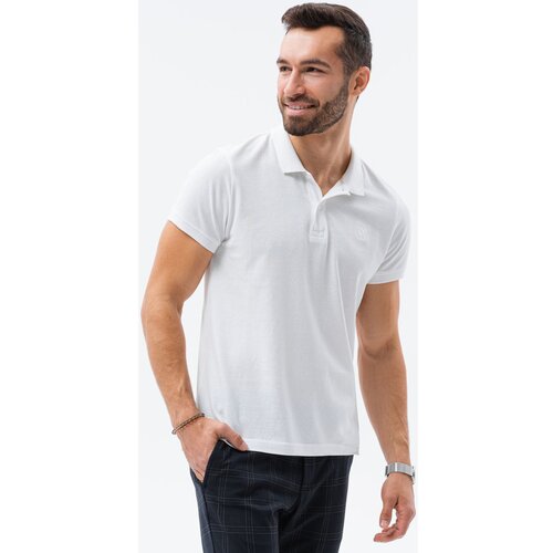 Ombre majice &amp;amp; polo majice mo&amp;scaron;ka polo majica (S1374WHITE) pisana Slike