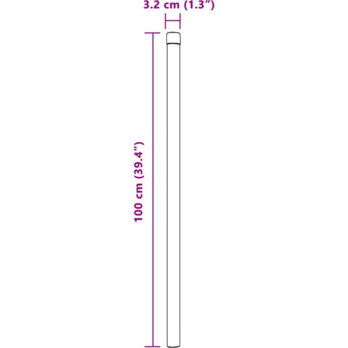 vidaXL Ograde 2 pcs Srebrno 100 cm Čelik s praškastim premazom Cene