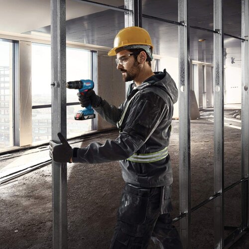 Bosch akumulatorska vibraciona bu&amp;scaron;ilica - odvrtač gsb 185-Li; 18V 1x2,0 ah u koferu (06019K3101) Slike