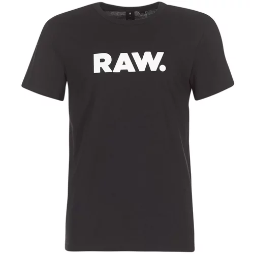G-star Raw Majica 'Holorn' crna / bijela