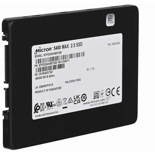 Micron 5400 MAX 480 GB 2.5 Serial ATA III 3D TLC NAND Cijene