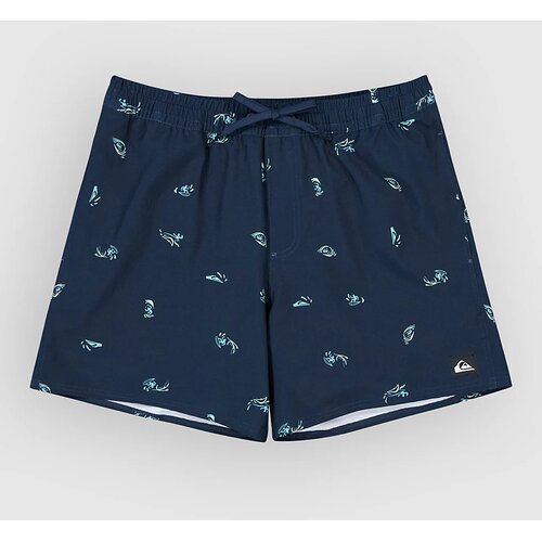 Quiksilver Stretch Printed Volley 16 Boardshorts dark navy spaced out Slike