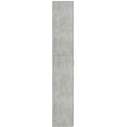  Uredski ormarić boja betona 60 x 32 x 190 cm konstruirano drvo Slike
