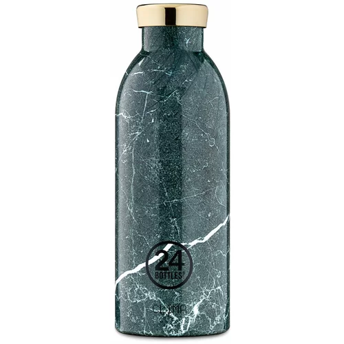 24 Bottles - Termos boca Clima Green Marble 500ml