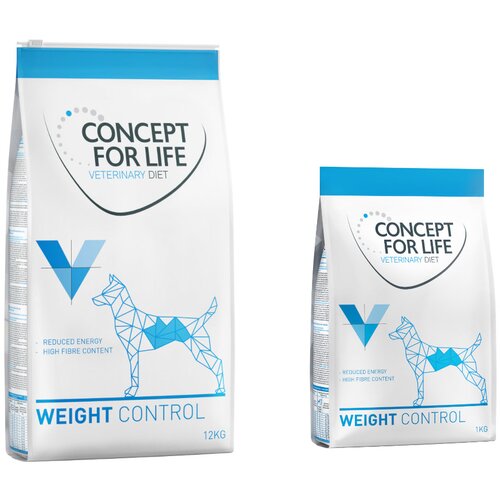  12 kg + 1 kg gratis! 13 kg Concept for Life Veterinary Diet - Weight Control Slike
