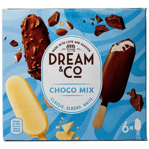Nepoznato Sladoled DREAM&CO Magnum mix multipak 6x120ml Cene