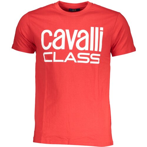 Cavalli Class MEN&#39;S SHORT SLEEVE T-SHIRT RED Cene